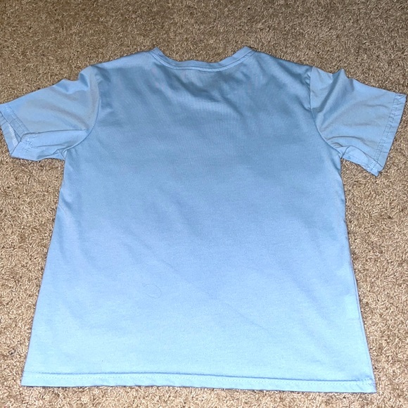 Light blue wave graphic t shirt - Picture 2 of 2